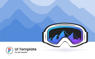 Ski-Book - Ski Booking Minimal Landing Page UI Template