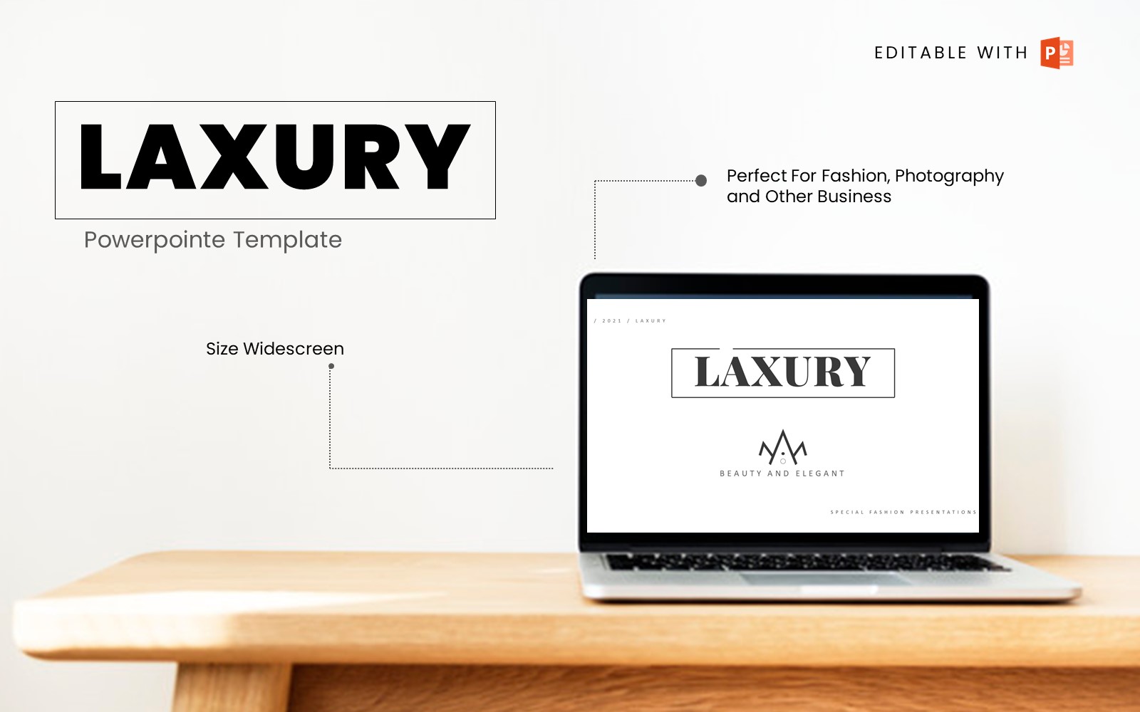 Download Laxury Fashion PowerPoint Template Minimalism | ThemePlug.net