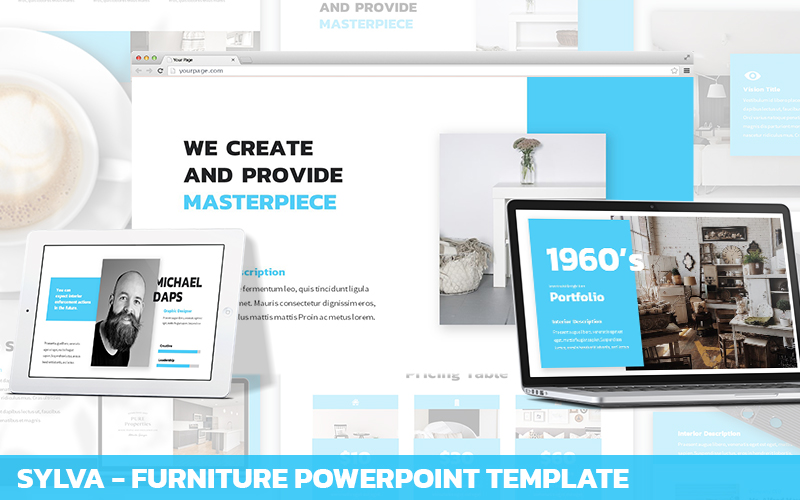 Download Sylva – Furniture PowerPoint Template | ThemePlug.net