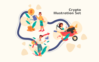 Crypto Illustration Set Vol.03