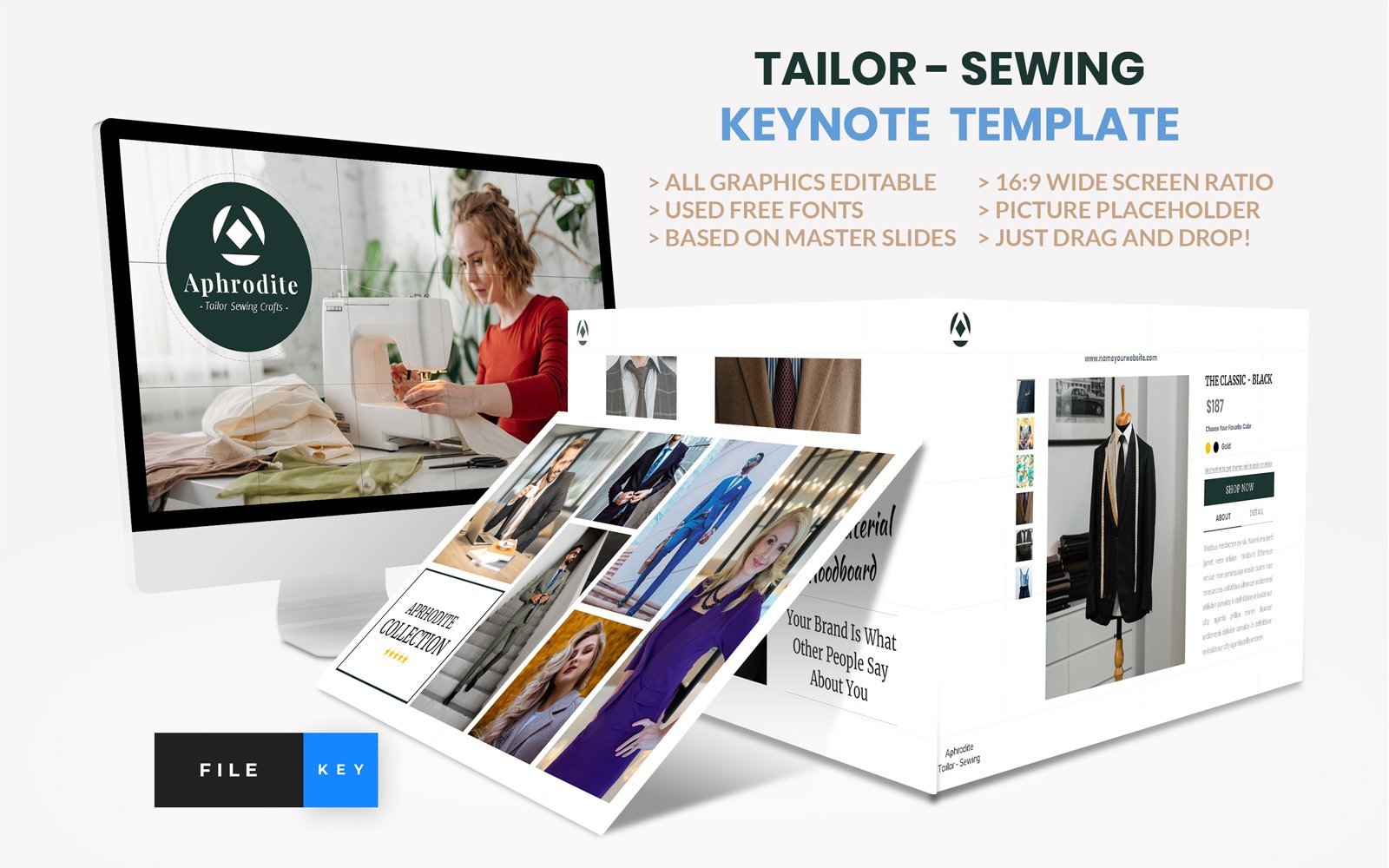 Kit Graphique #172944 Tailor Sewing Divers Modles Web - Logo template Preview