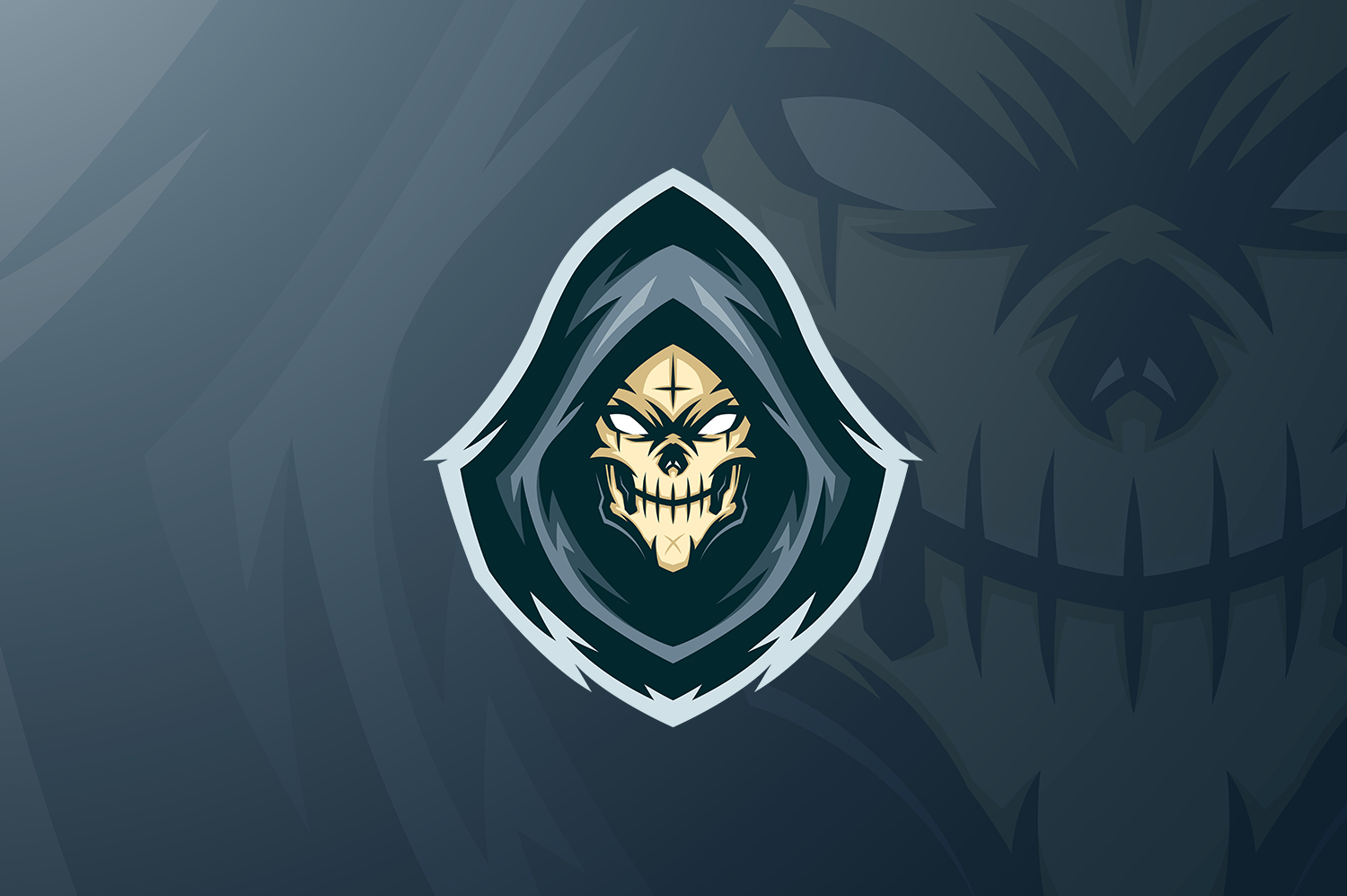 Dead Assassins Mascot Logo template