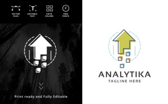 Analytika Business Logo Template