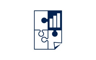 Business Tax Report Solution Logo Template design