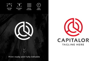 Capitalor Letter C Logo Template