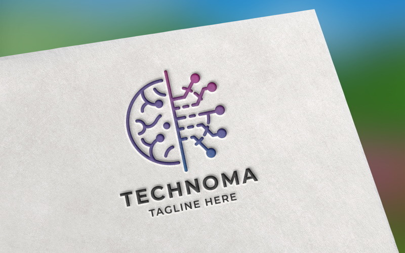 Mind Technology Innovation Logo template Logo Template