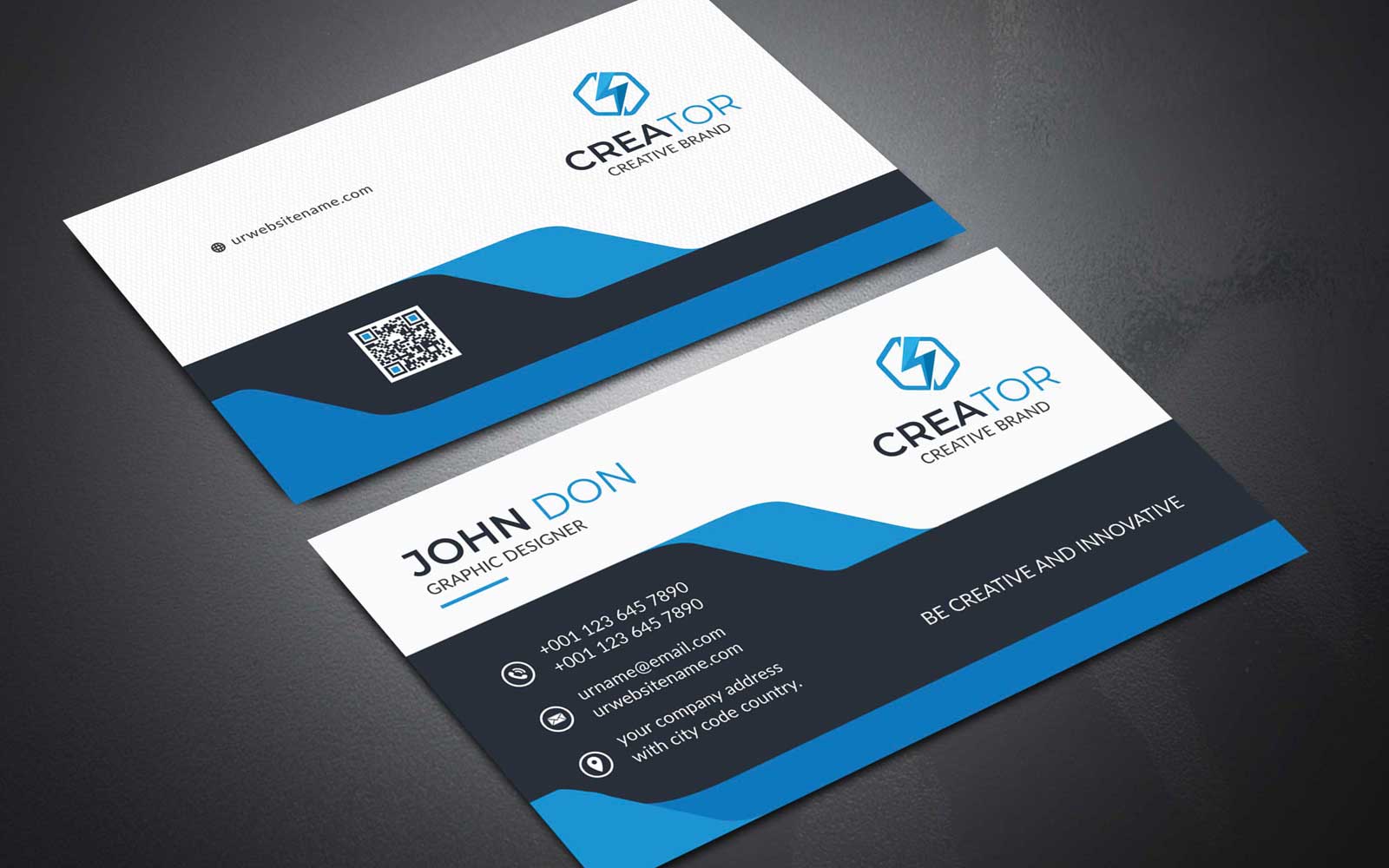 Template #173166 Card Corporate Webdesign Template - Logo template Preview