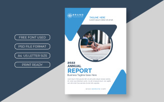 Business Annual Report Cover Corporate Identity Theme