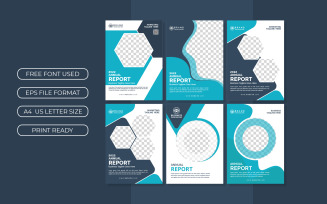 Business Annual Report Cover Theme Corporate Identity Template