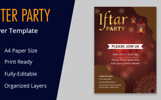Iftar Party Celebration Corporate Poster