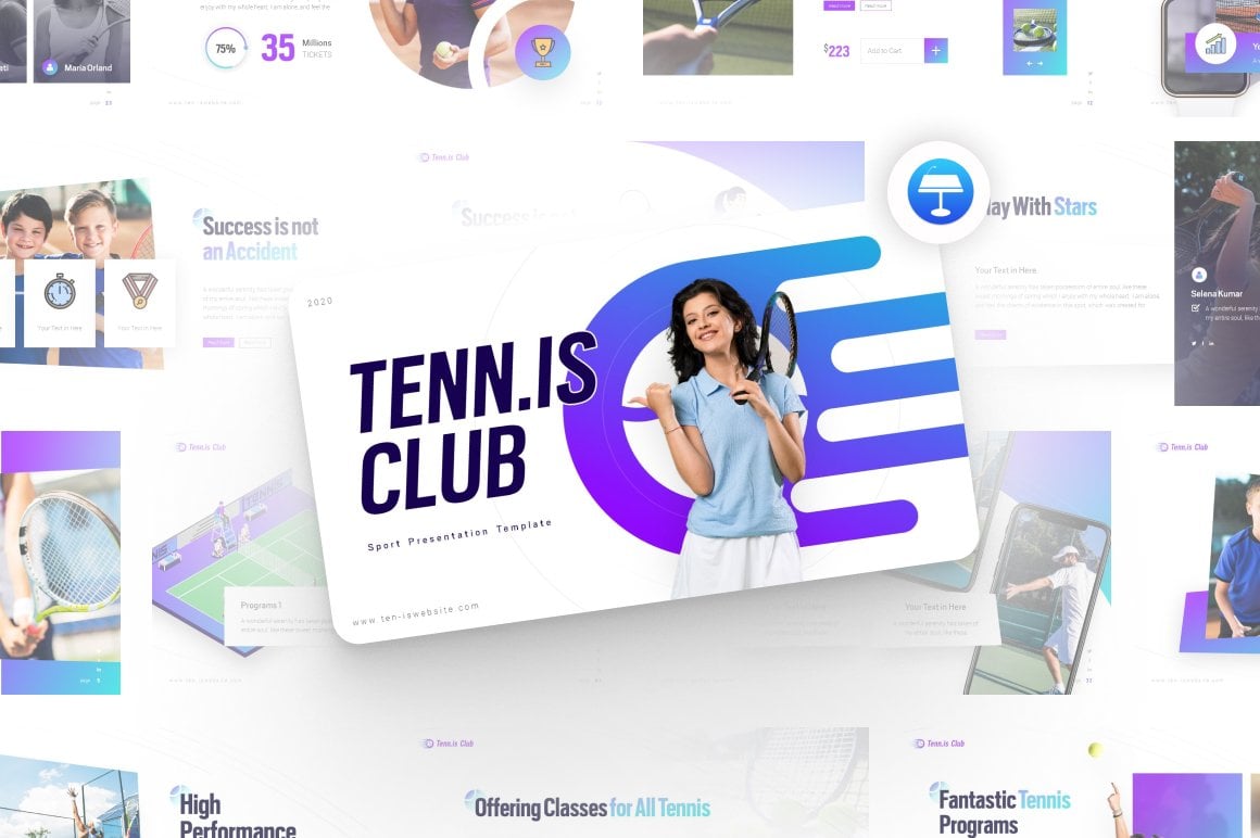 Kit Graphique #173268 Tennis Plein-air Web Design - Logo template Preview