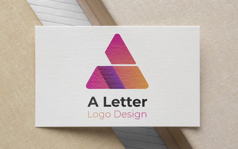 A Letter Alphabet Creative Logo Design Logo Template
