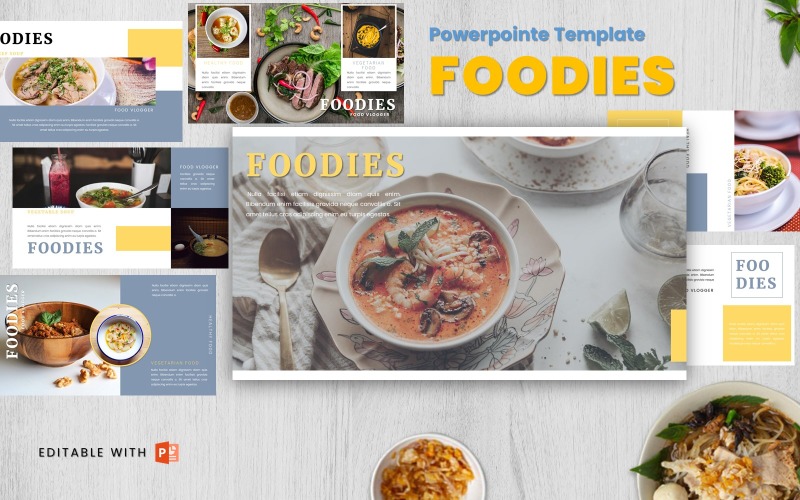 Foodies - Powerpoint Template PowerPoint Template