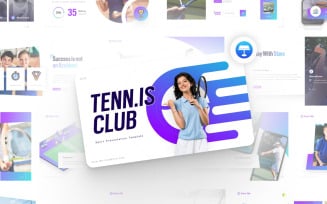 Tennis Club Sports Keynote Template