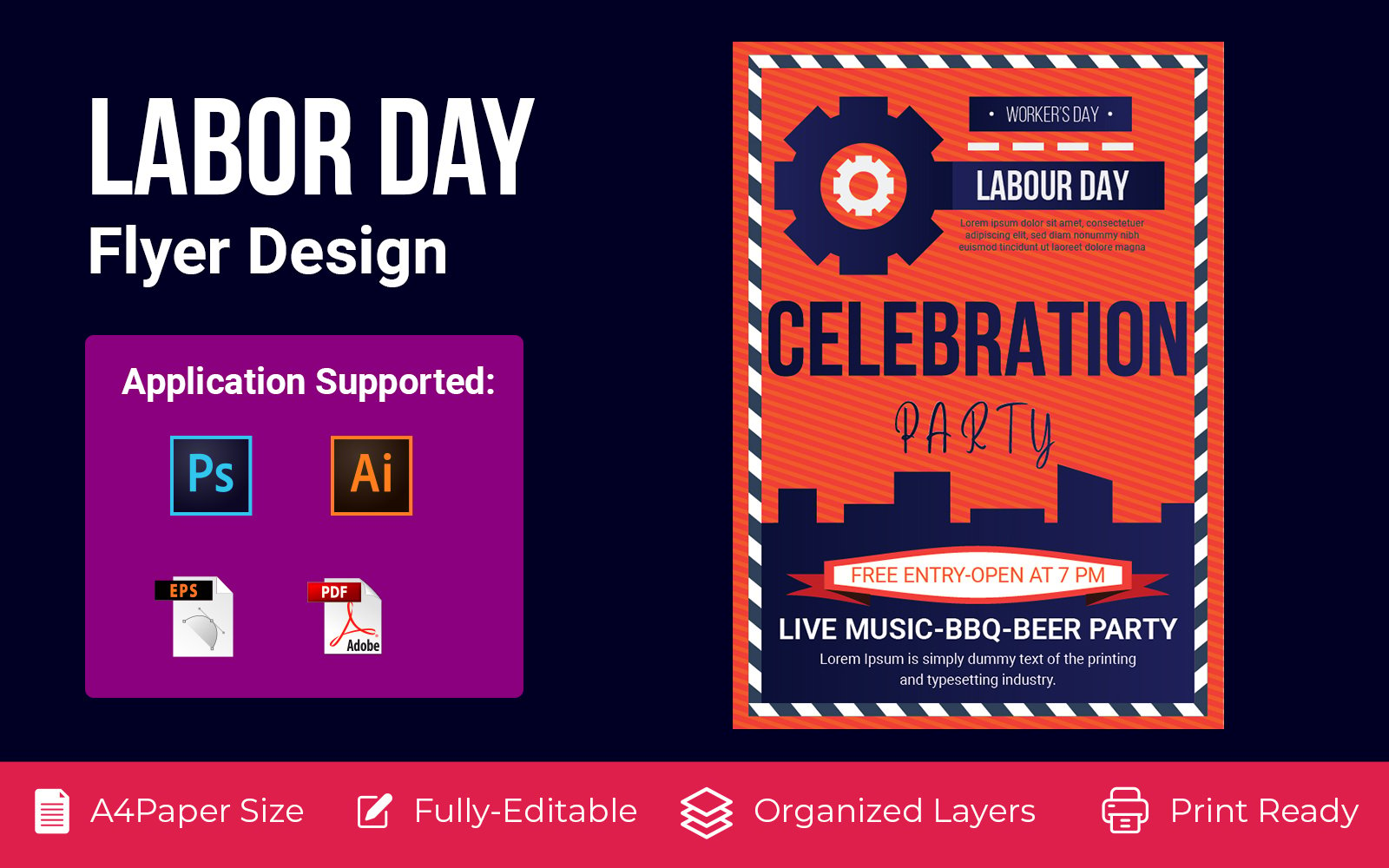 Kit Graphique #173379 Labour Labour Divers Modles Web - Logo template Preview