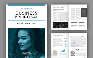 Business Proposal Layout (A4+US) (32 pages)