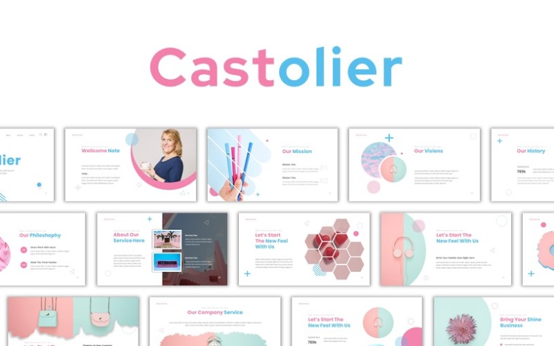 Castolier Multipurpose Powerpoint template PowerPoint Template