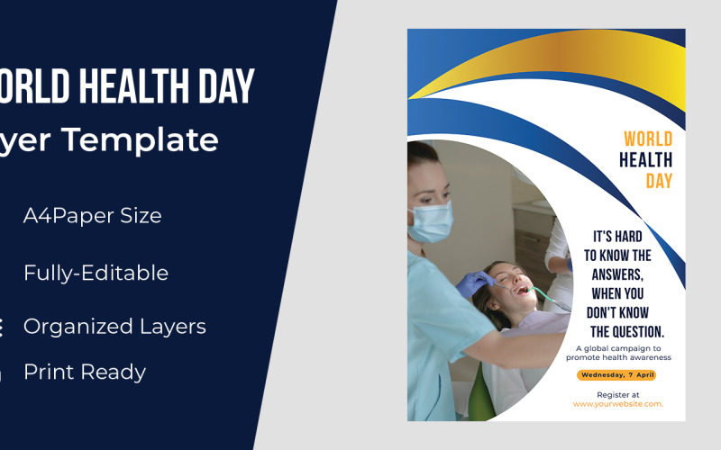 Cover Design World Health Day Corporate Identity