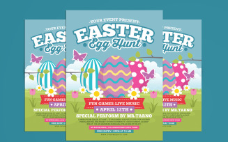 Easter Egg Hunt For Kids Corporate Identity Template
