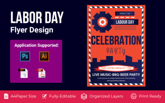 Labor Day Flyer Corporate Template