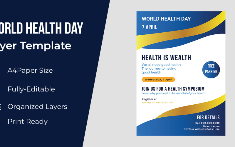World Health Day Design Corporate Identity