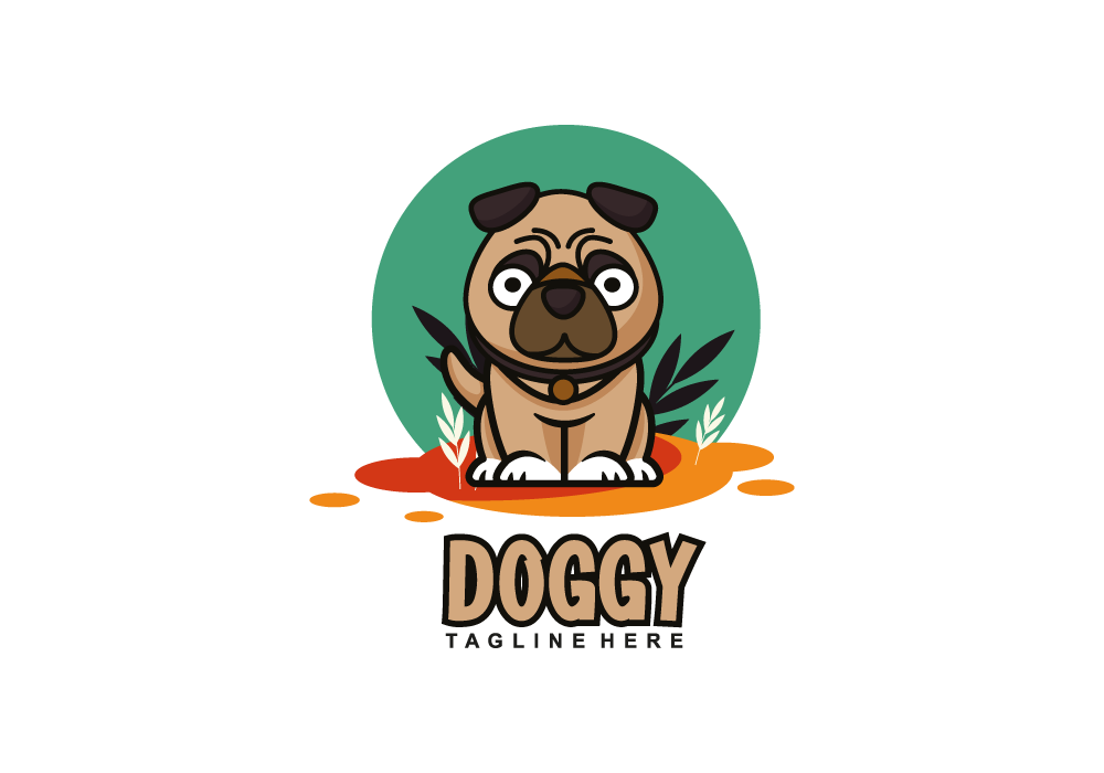 Pethouse Dog Logo Mascot