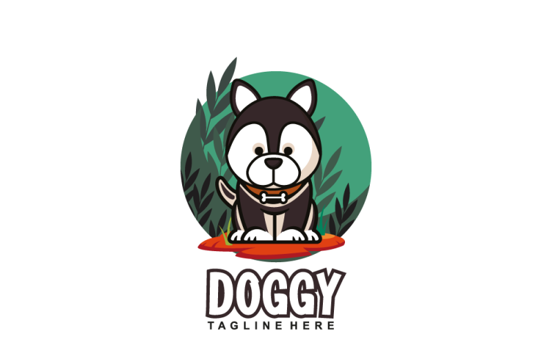 Dog Mascot Logo Template