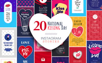 Kissing Day Instagram Stories Pack Social Media