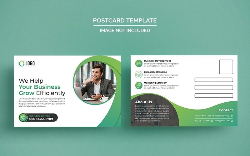 Template #173502 Postcard Design Webdesign Template - Logo template Preview