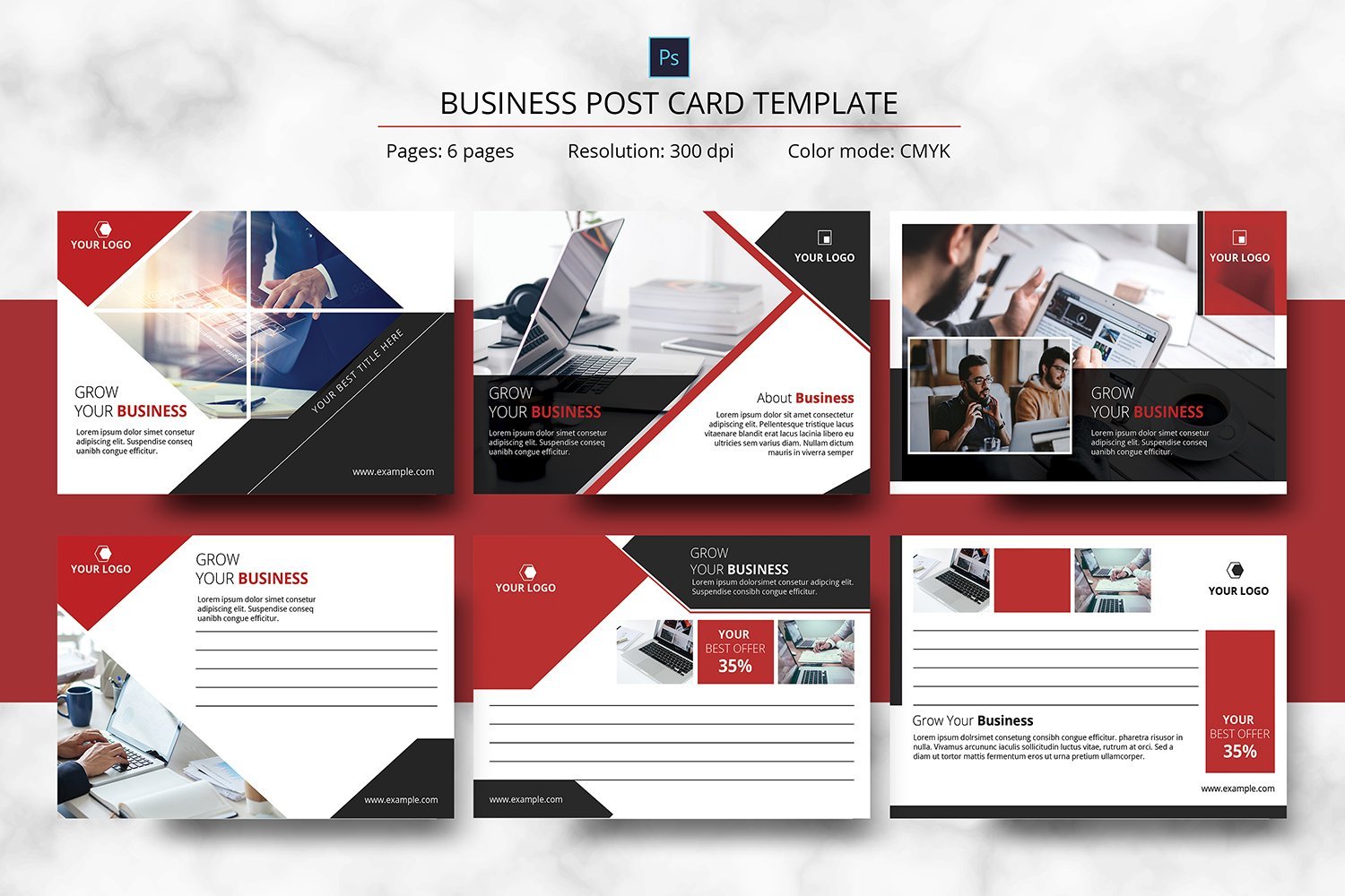 Template #173522 Business Corporate Webdesign Template - Logo template Preview