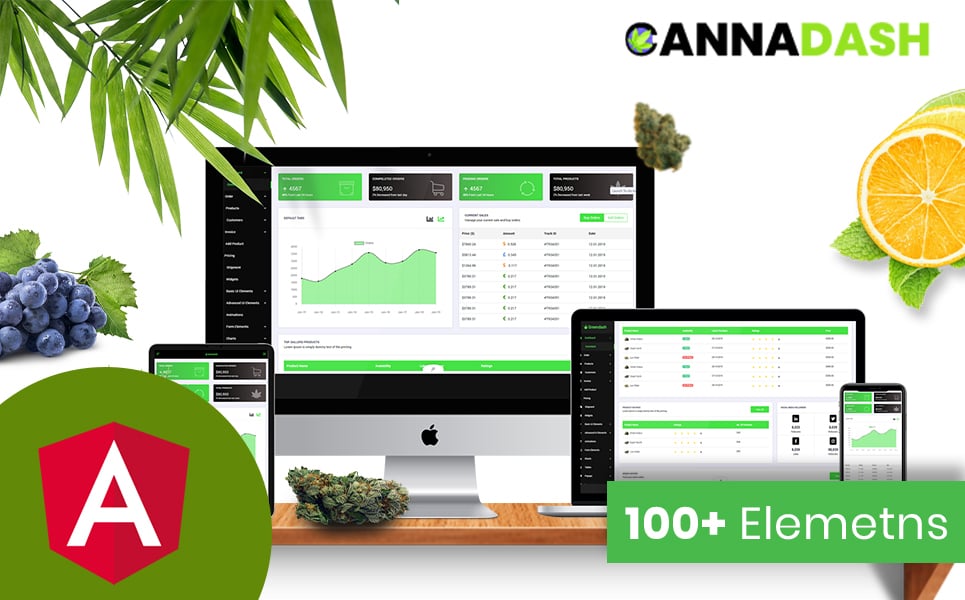 Kit Graphique #173538 Cannabis Cannabis Divers Modles Web - Logo template Preview