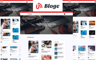 Bloge - Personal Blog HTML Website template