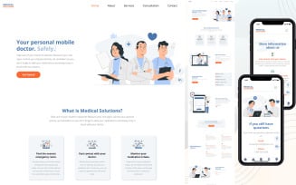 Online Doctor – HTML5 Landing Page Template