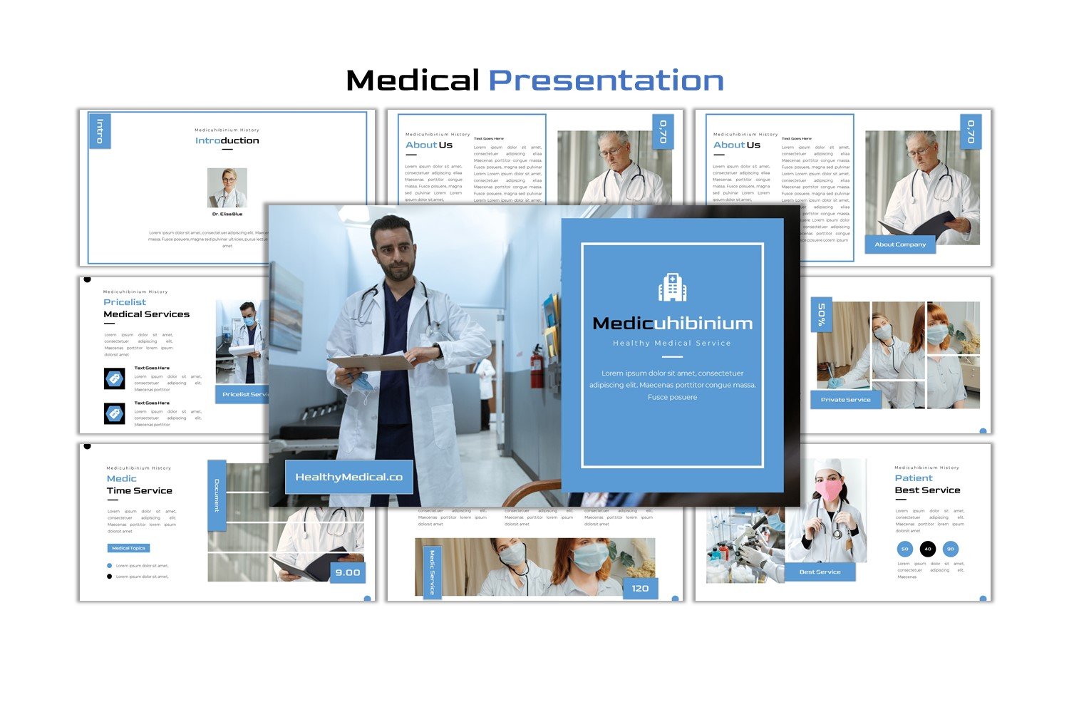 Kit Graphique #173679 Medical Medicare Divers Modles Web - Logo template Preview