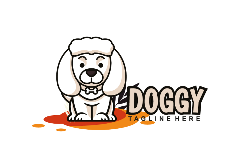 Doggy Mascot Logo Design Logo Template