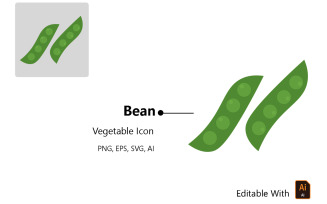 Bean - Vegetable Icon