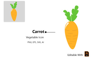 Carrot - Vegetable Icon