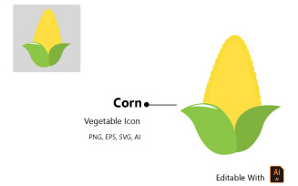 Corn – Vegetable Icon