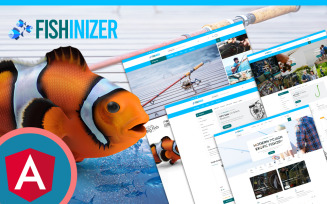 Fishinizer Fishing & Marine Angular JS Template