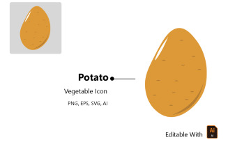 Potato – Vegetable Icon