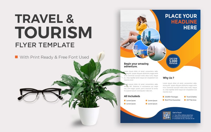 Travel & Tourism Corporate Flyer Corporate Identity