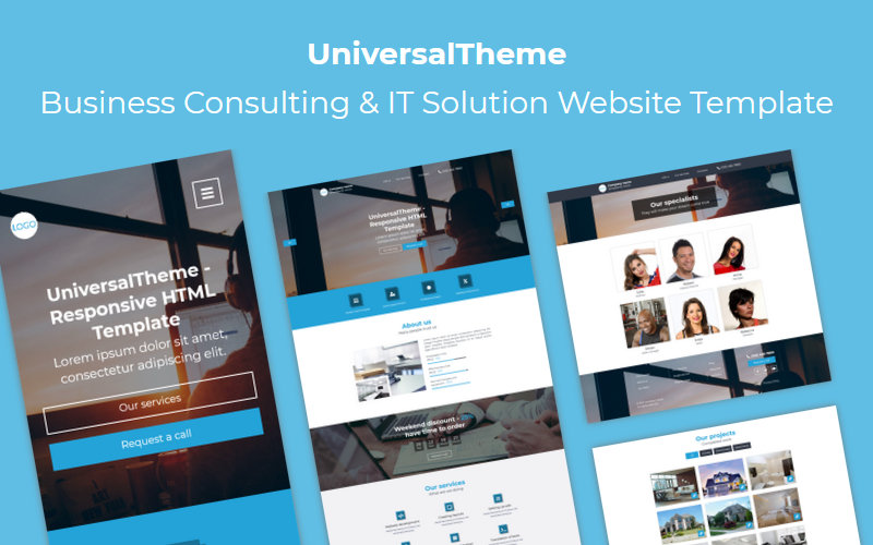 UniversalTheme - Business Consulting & IT Solution Website Template