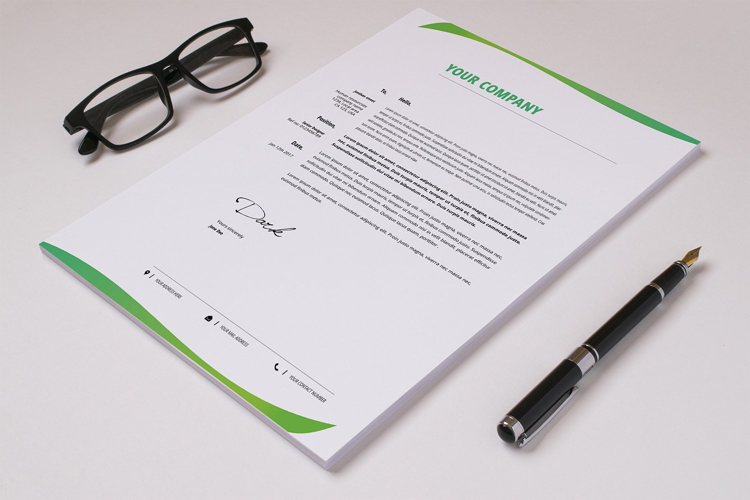 Kit Graphique #173955 Letterhead Corporate Divers Modles Web - Logo template Preview