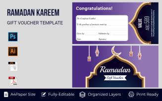 Gift Voucher Corporate Template Promotion Card Design