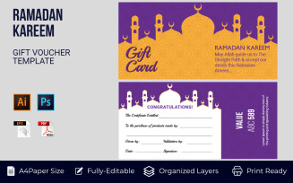 Gift Voucher Corporate Template Promotion Card Design