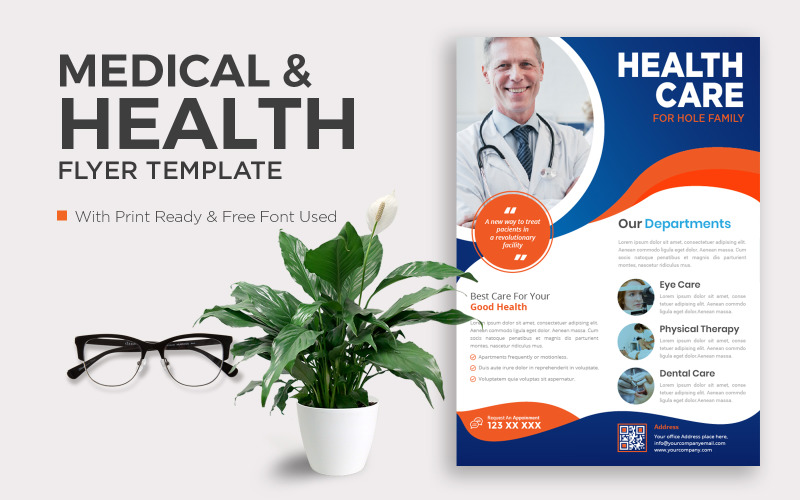 Medical Flyer Corporate Template Design Corporate Identity
