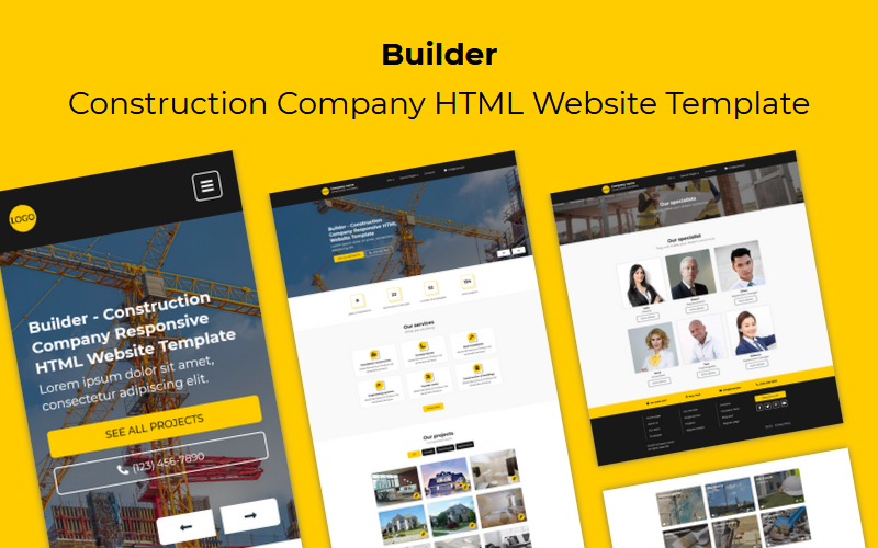Builder - Construction Company Responsive HTML Website Template