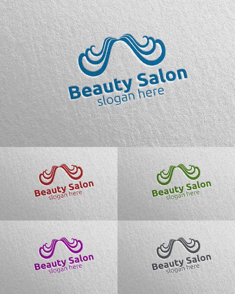 Template #174269 Salon Makeup Webdesign Template - Logo template Preview