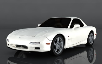 1997 Mazda RX-7 3D Model