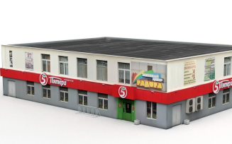 Food Shop 3D model